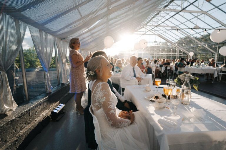 Häät Harjattulan Lasipalatsissa